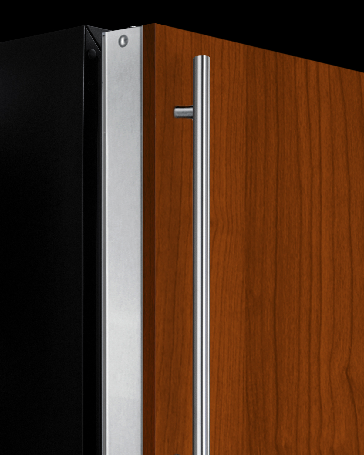 24 in. wide frost-free built-in undercounter ADA compliant all-freezer with panel-ready door, black cabinet, lock, and digital controls; matches AL54IF refrigerator